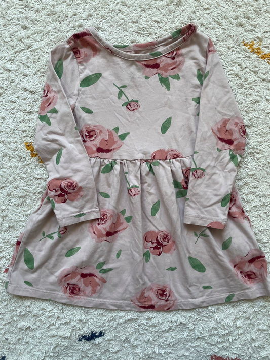 H&M 18-24m floral long sleeve dress, Kids 24 Month (18-24M)