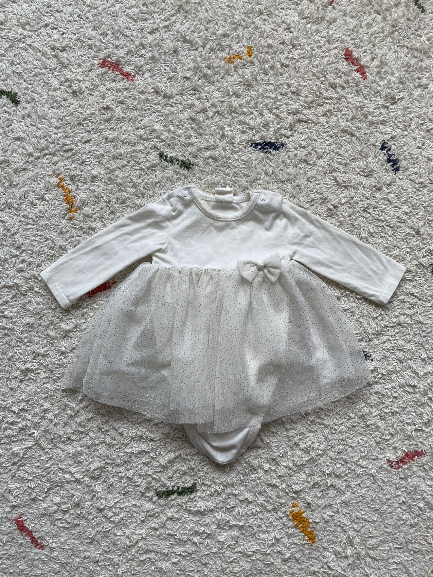 H&M tulle dress and bodysuit 3m, Kids 3 Month (0-3M)