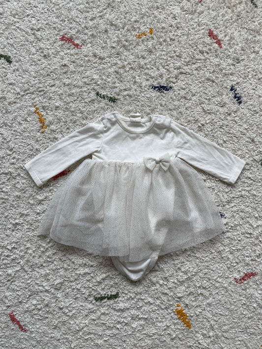H&M tulle dress and bodysuit 3m, Kids 3 Month (0-3M)
