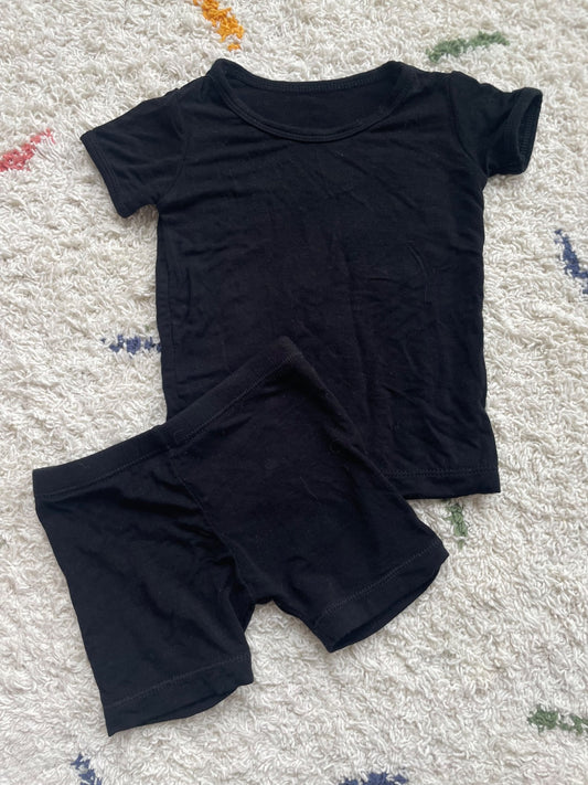 Kickee Pants tee/shorts bamboo set 6-12m, Kids 12 Month (9-12M)