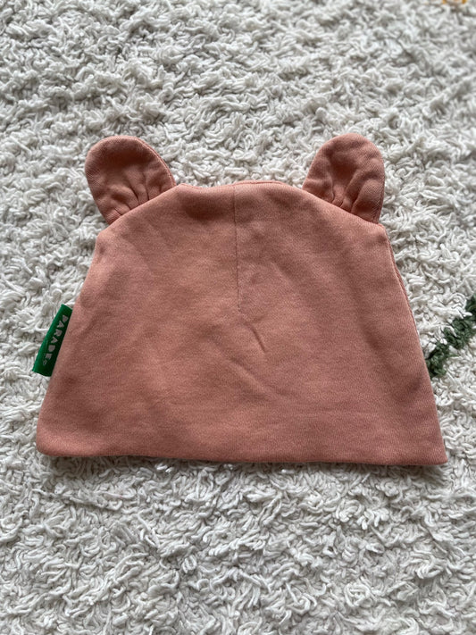 Parade organics 0-6m hat with ears