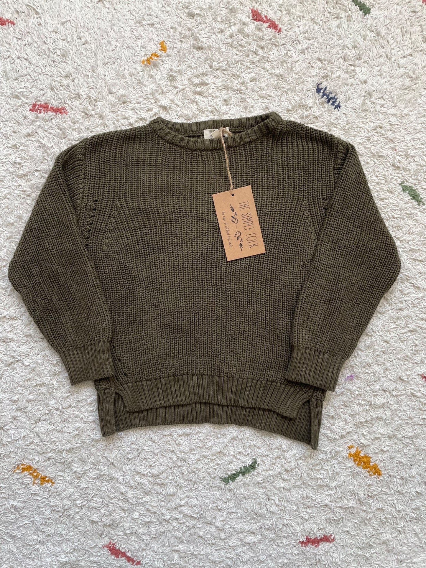 NWT The Simple Folk knit sweater, Kids 5/5T