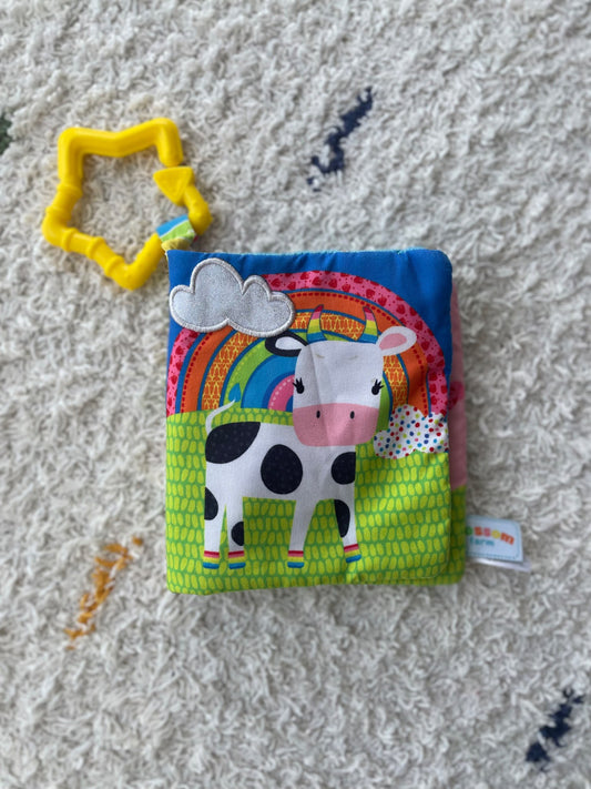Farm infant interactive book with mirror