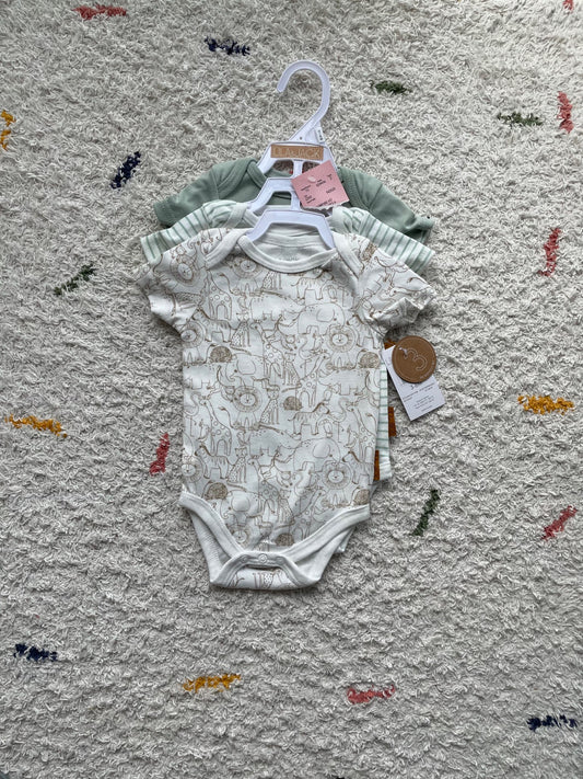 NWT Lila & Jack 3 pack bodysuits, Kids 6 Month (3-6M)
