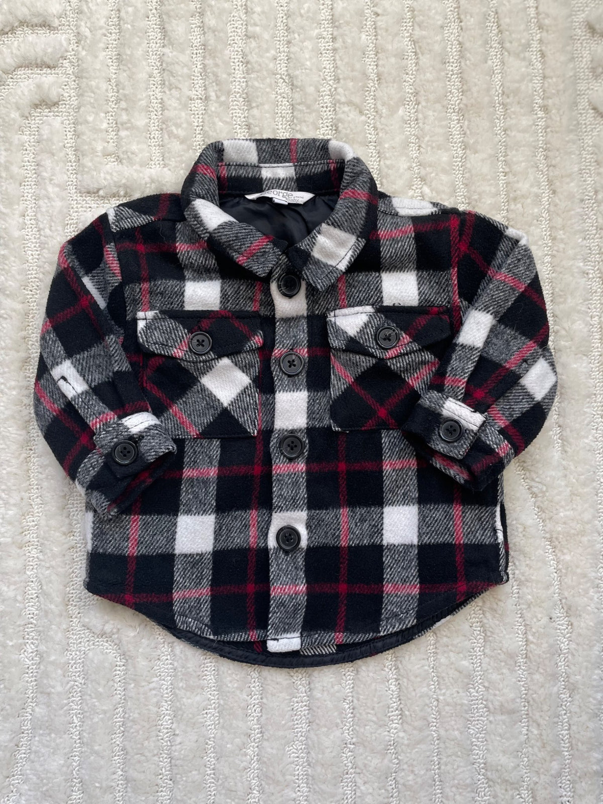 12-18m plaid button up top, Kids 18 Month (12-18M)