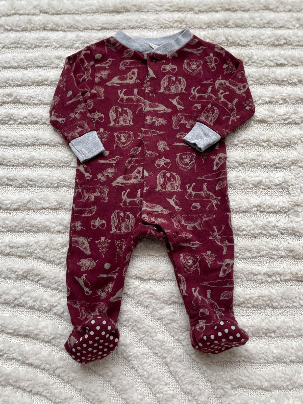 Artic animals sleeper 3m, Kids 3 Month (0-3M)