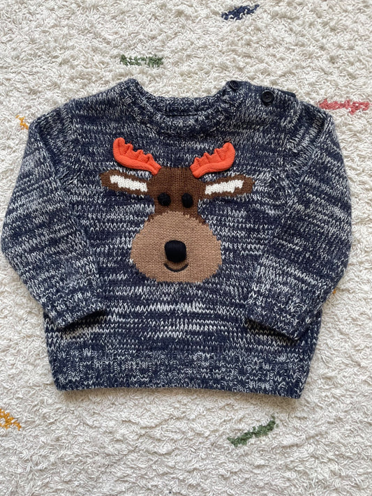 Joe Fresh 12-18m reindeeer sweater, Kids 18 Month (12-18M)