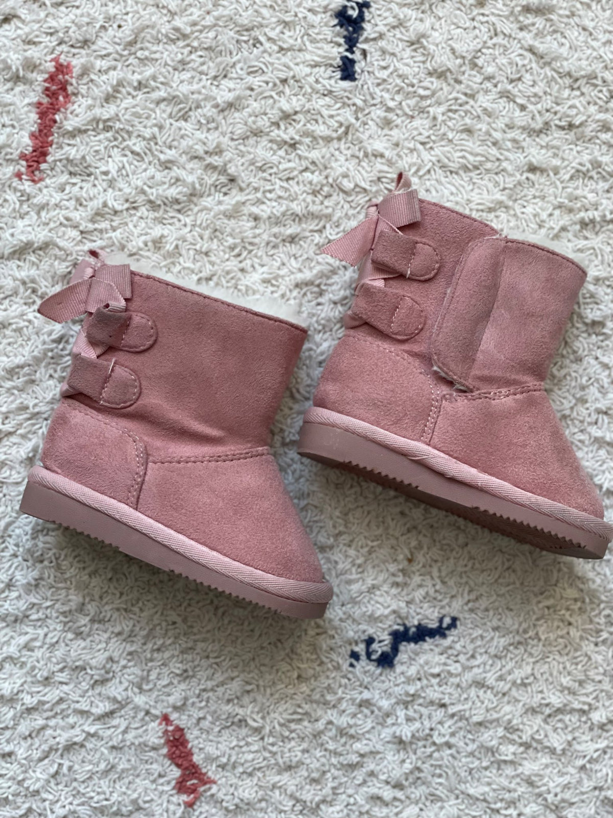 5C pink boots, Shoes 5 (Walkers:12-24 mth)