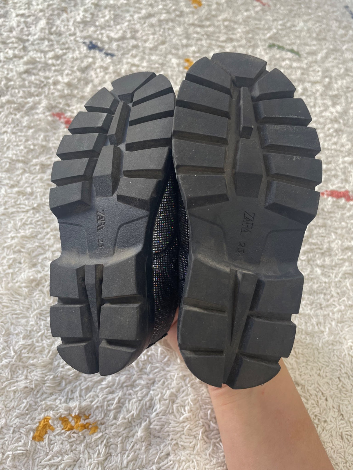 Zara 23 (7C) sparkle boots, Shoes 7 (Walkers:12-24 mth)