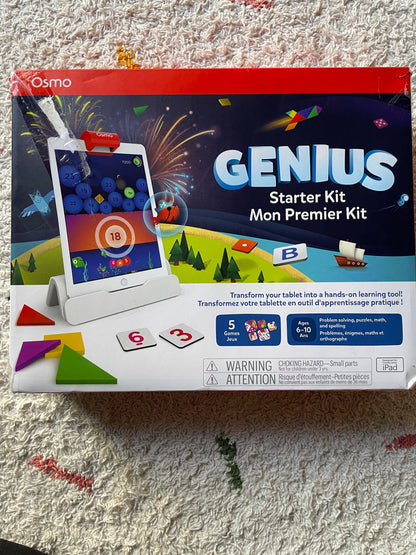 Osmo Genius starter kit. Ages 6-10 year. MRSP $190.