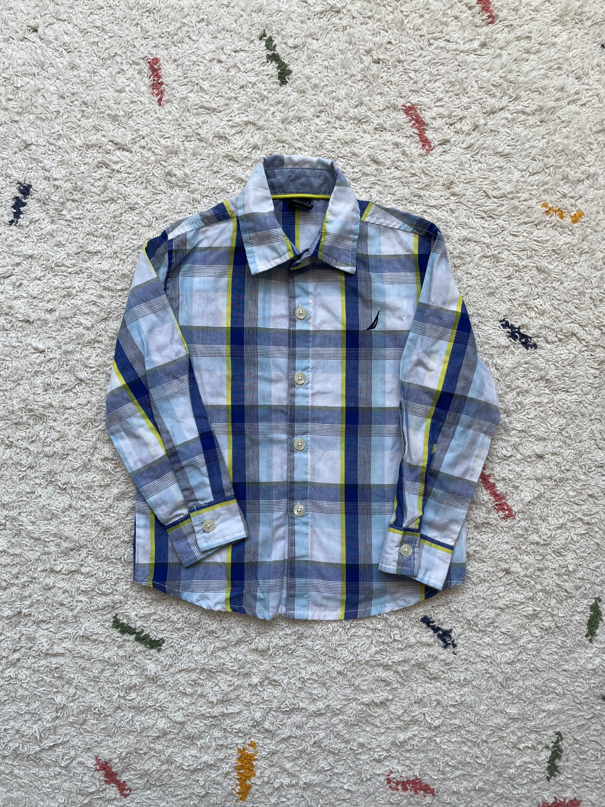 Nautica 2Y button up top, Kids 2T