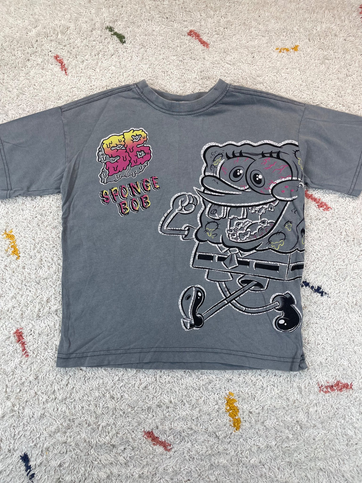 Zara 6-7Y sponge bob tee, Kids 6/6X