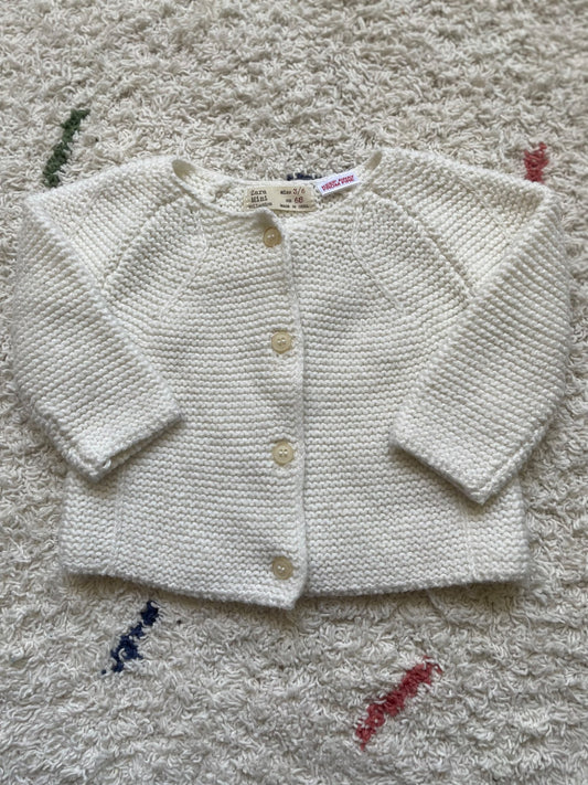 Zara knit cardigan, Kids 6 Month (3-6M)