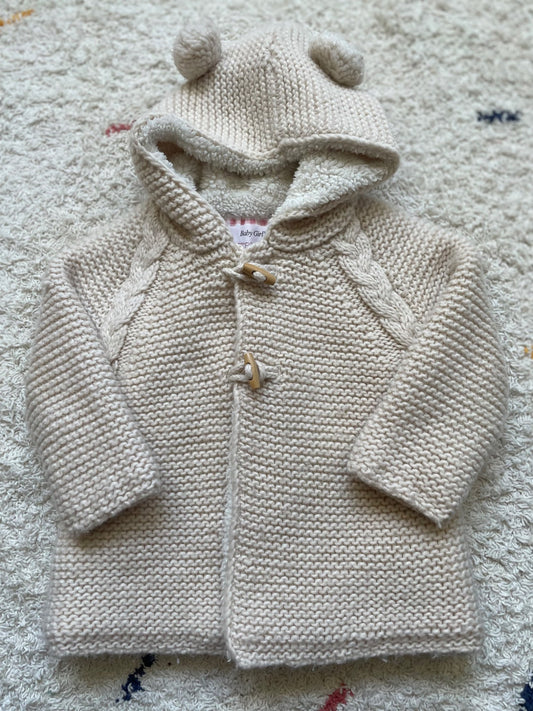 Zara bear knit sweater, Kids 24 Month (18-24M)