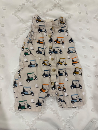 Baby boy golf cart romper , Kids 3 Month (0-3M)