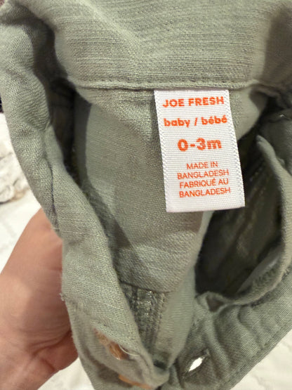 Baby boy collared romper , Kids 3 Month (0-3M)