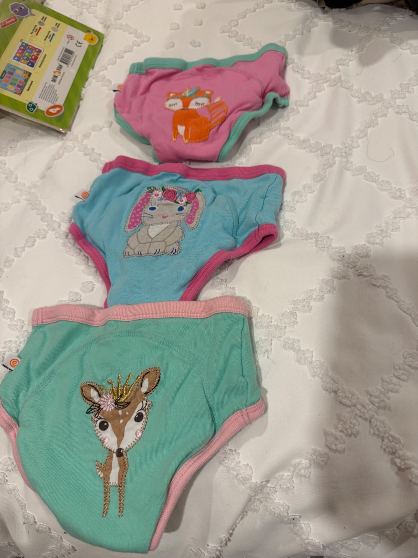 Girls potty training underwear.
