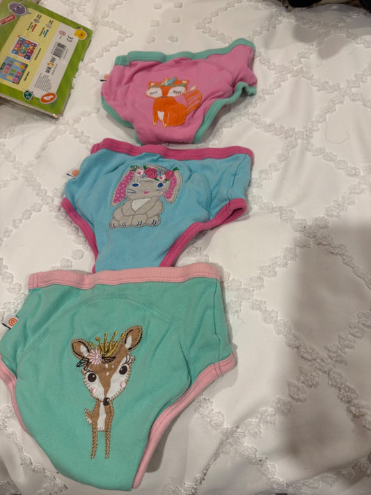 Girls potty training underwear.
