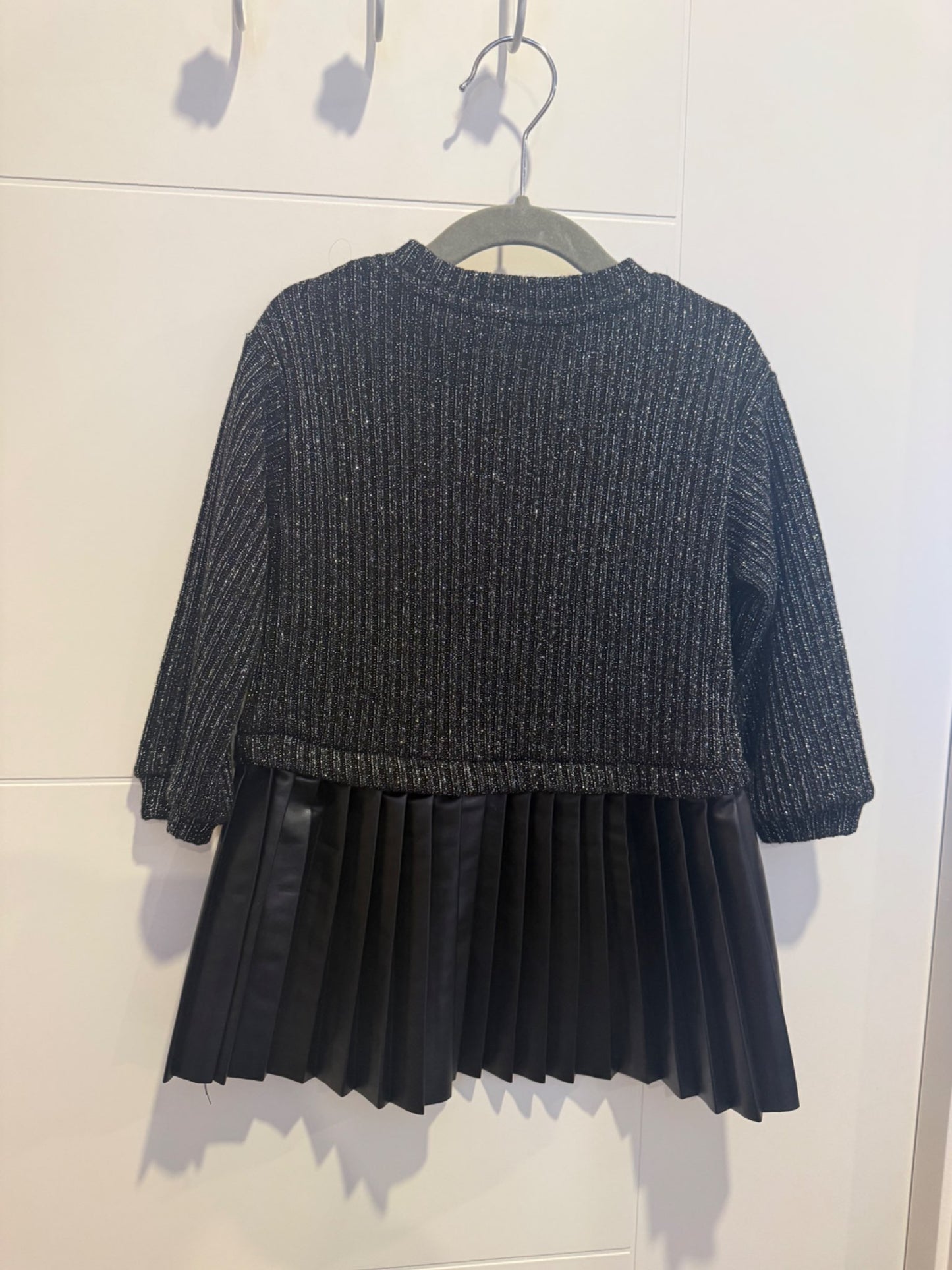 Zara mixed media dress , Kids 24 Month (18-24M)