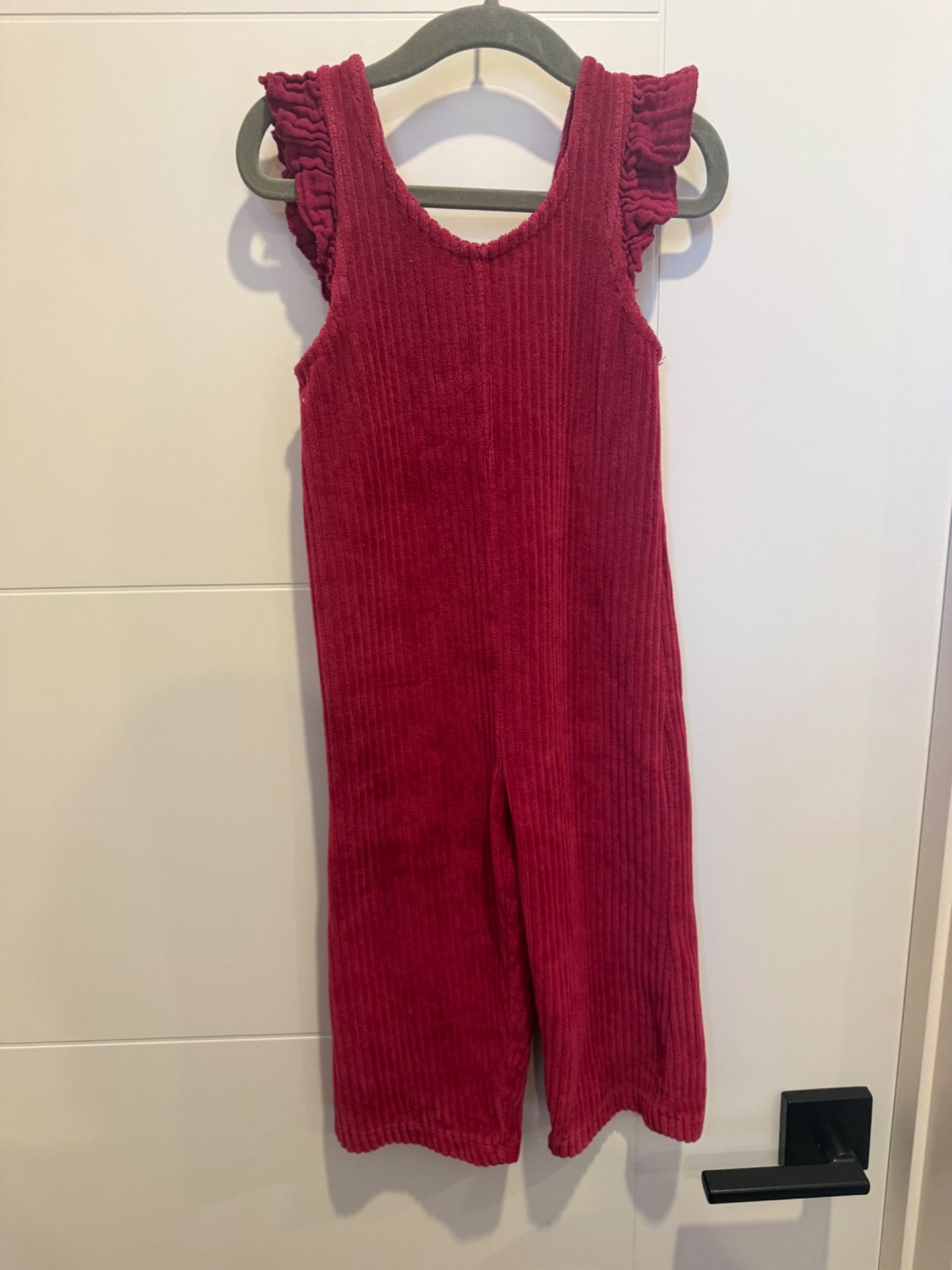 Pink ruffle overalls, Kids 24 Month (18-24M)