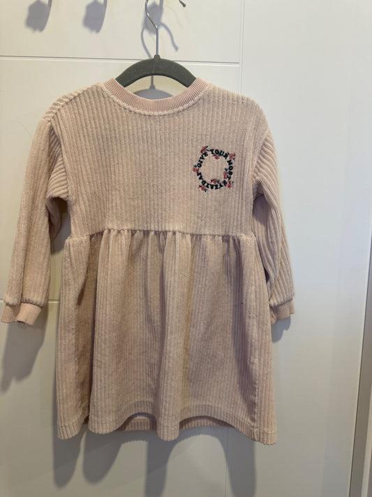 Zara ribbed dress , Kids 24 Month (18-24M)