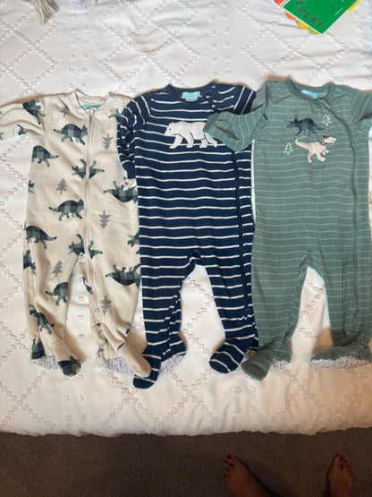 Pekkle Fleece Sleepers , Kids 12 Month (9-12M)