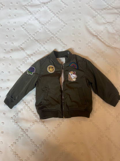 Baby Girl Zara Bomber Jacket  , Kids 12 Month (9-12M)