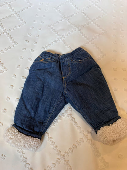 fluffy lined pants , Kids 6 Month (3-6M)