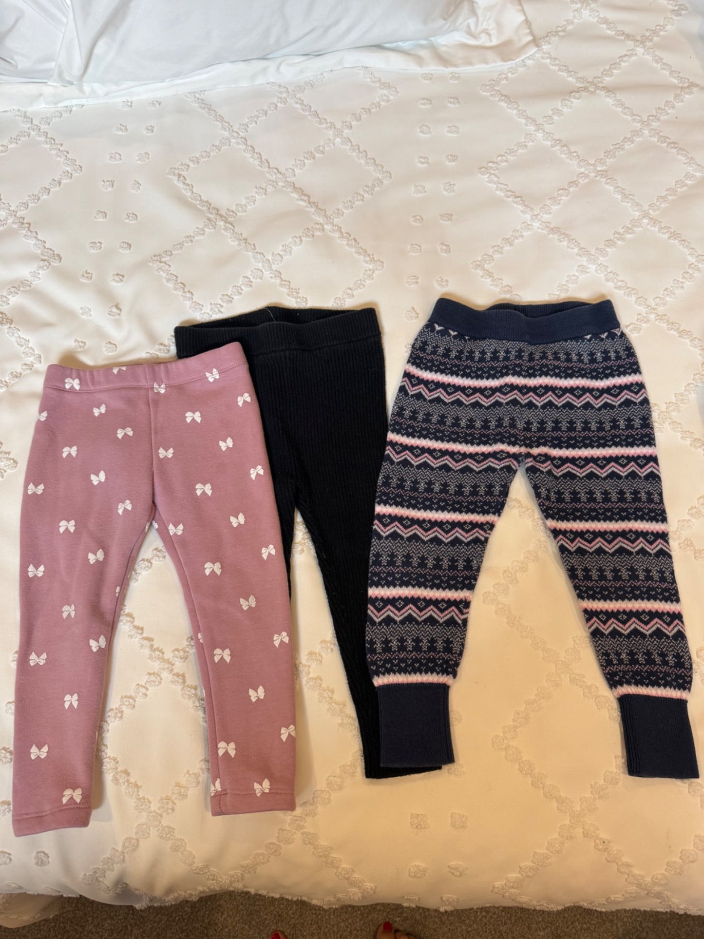 Girls warm pant bundle , Kids 2T