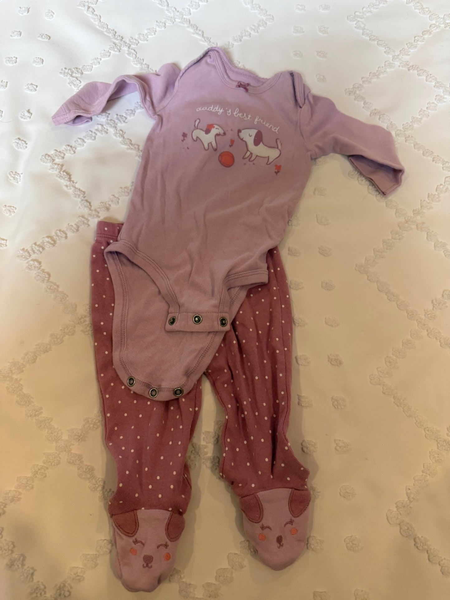 Cute daddy loves me outfit , Kids 6 Month (3-6M)