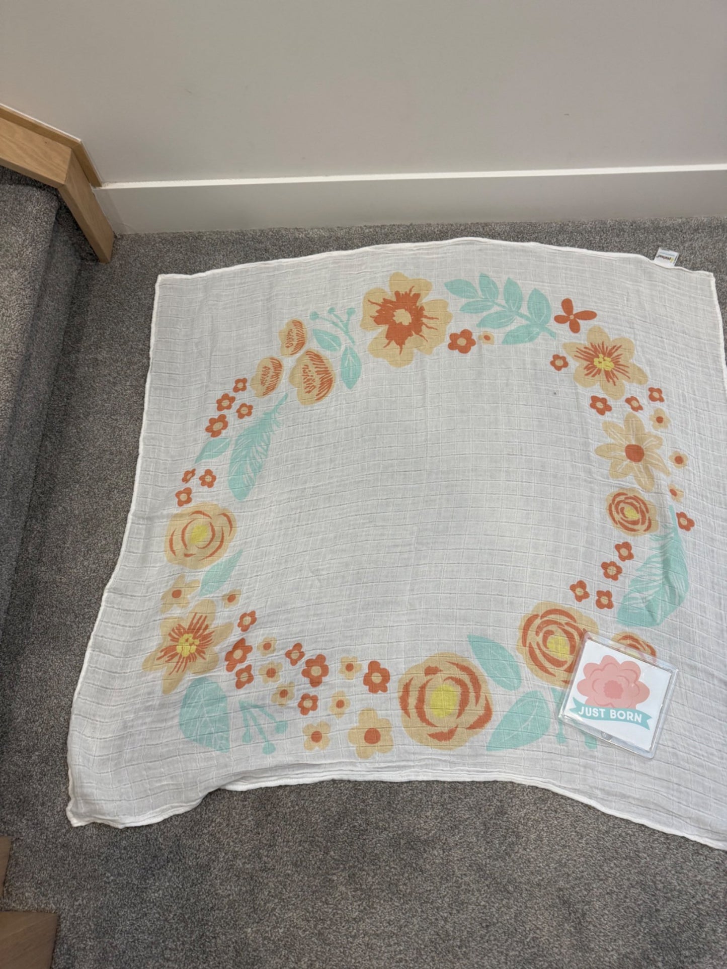 Monthly milestone photo mat