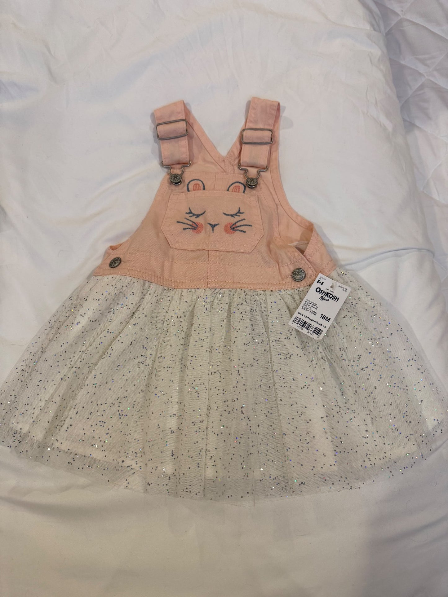 Bunny tutu overalls , Kids 18 Month (12-18M)