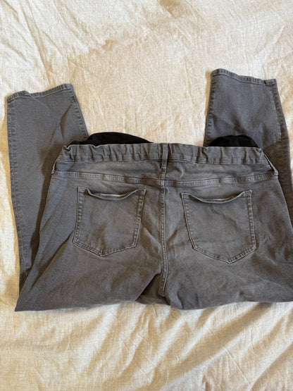 Grey maternity jean, Maternity 2XL+ (18+)