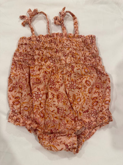 Paisley baby girl romper , Kids 6 Month (3-6M)