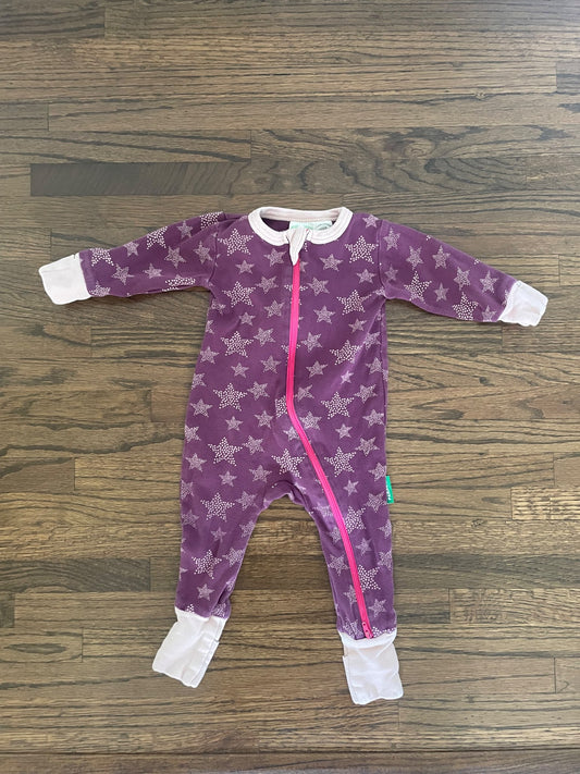 Parade Organics 3-6m Two-Way Zip Romper, Kids 6 Month (3-6M)