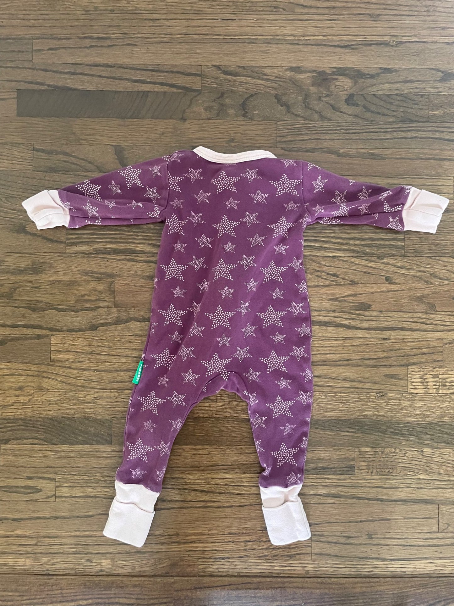 Parade Organics 3-6m Two-Way Zip Romper, Kids 6 Month (3-6M)