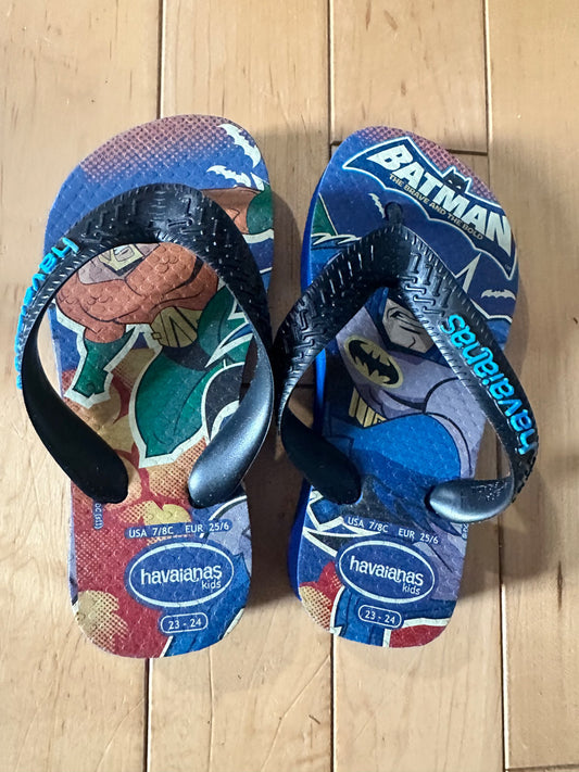 Havianas Superhero Flip Flops, Shoes 7 (Walkers:12-24 mth)