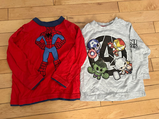 Superhero long sleeves, Kids 2T