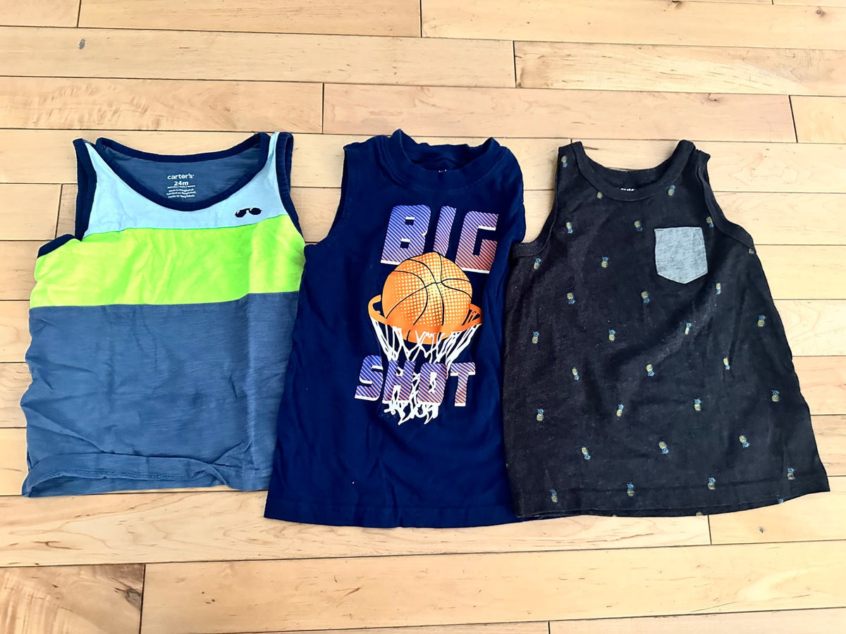 Boys sleeveless tops, Kids 2T