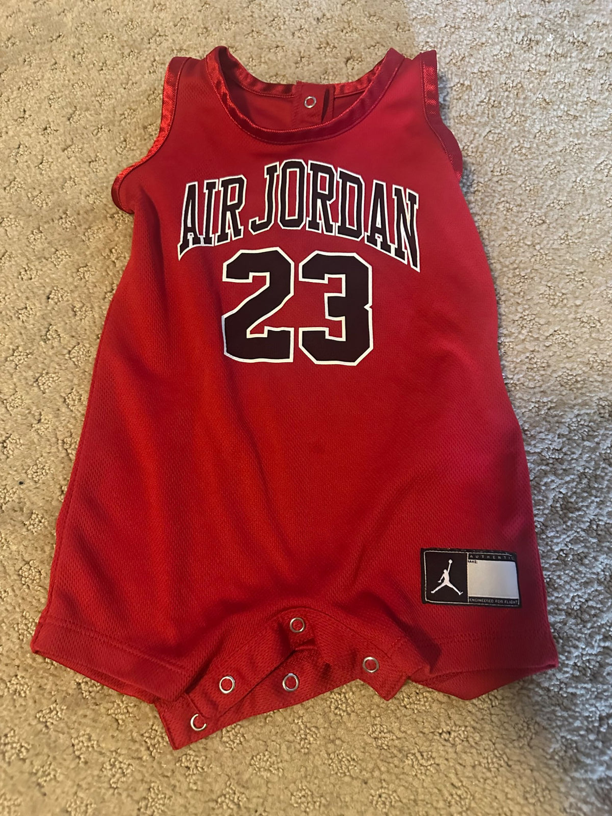 Jordan Jersey Onesie. Retails $50, Kids 12 Month (9-12M)