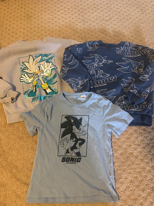 H&M Sonic Clothing. Retails $50, Kids 5/5T