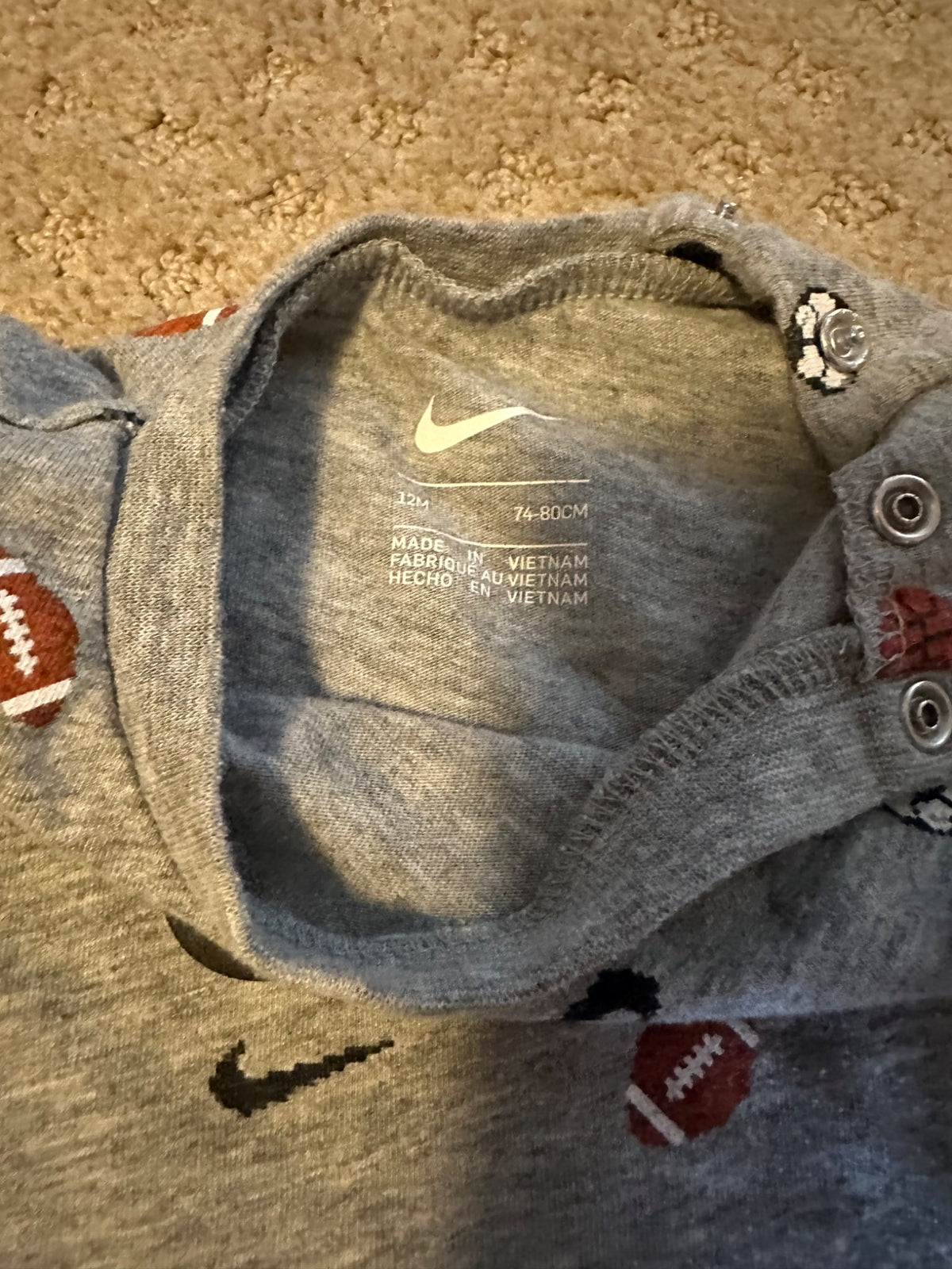 Nike Romper. Retails $25, Kids 12 Month (9-12M)