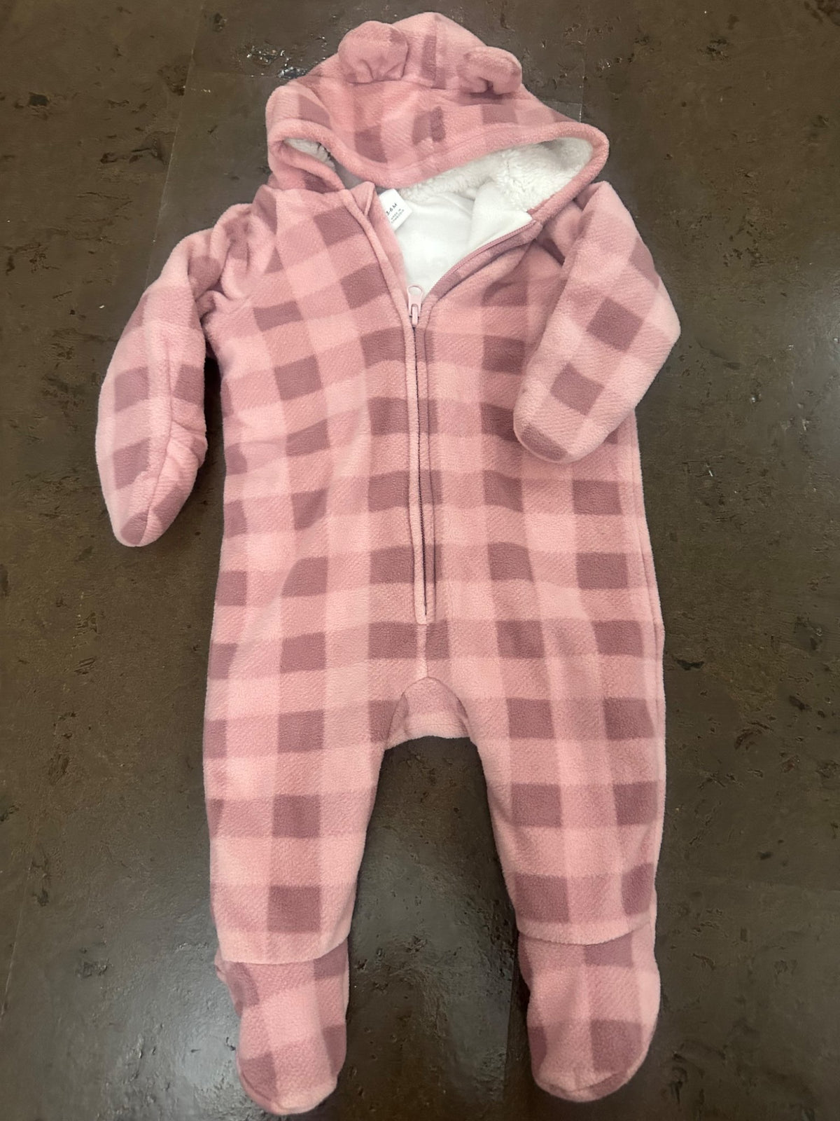 Old Navy Fleece Bunting Suit - 3 to 6 months , Kids 6 Month (3-6M)
