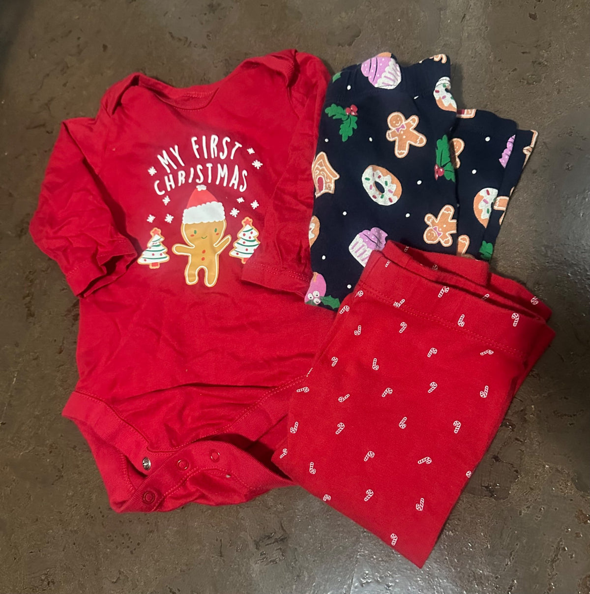 Christmas onesies & leggings , Kids 9 Month (6-9M)