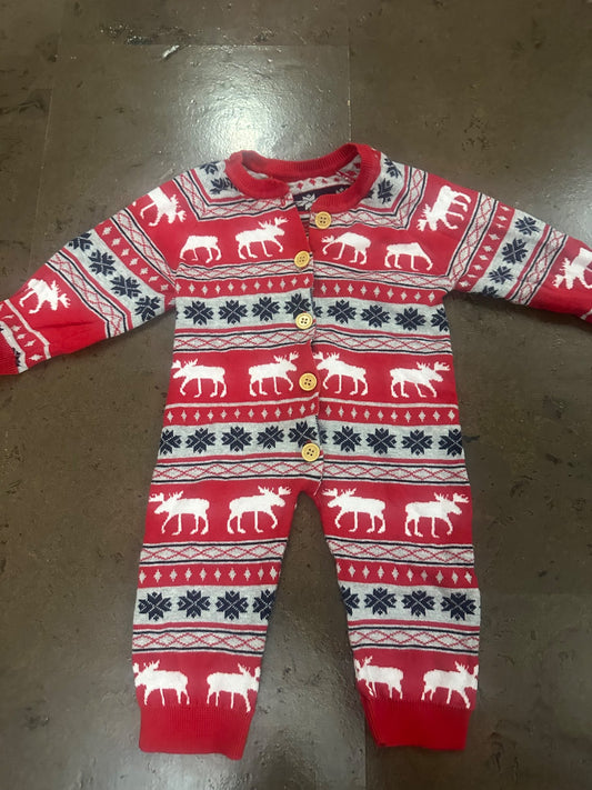 Holiday Knit Onesie, Kids 12 Month (9-12M)