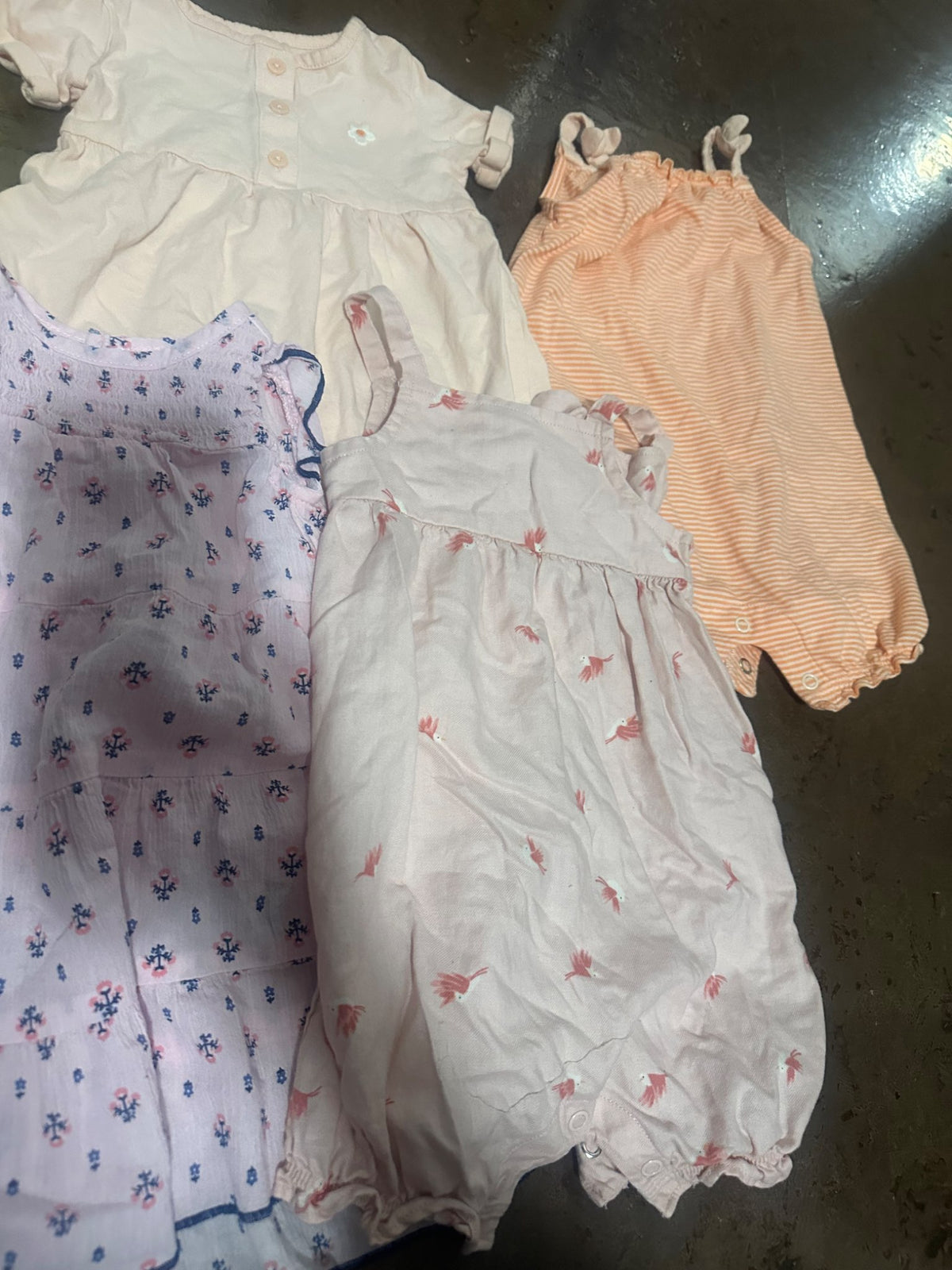Baby Girl Rompers & Dresses. Retails $50+, Kids 9 Month (6-9M)