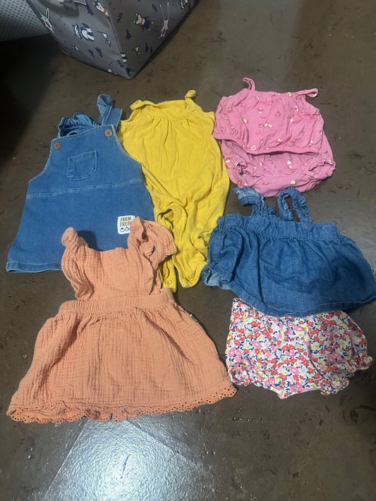 Baby girl rompers & outfits, Kids 6 Month (3-6M)