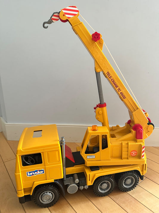 Crane Truck Toy. Retails $80.