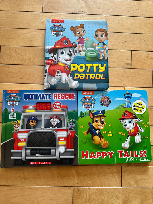 Paw Patrol Books. Each book retails $14+