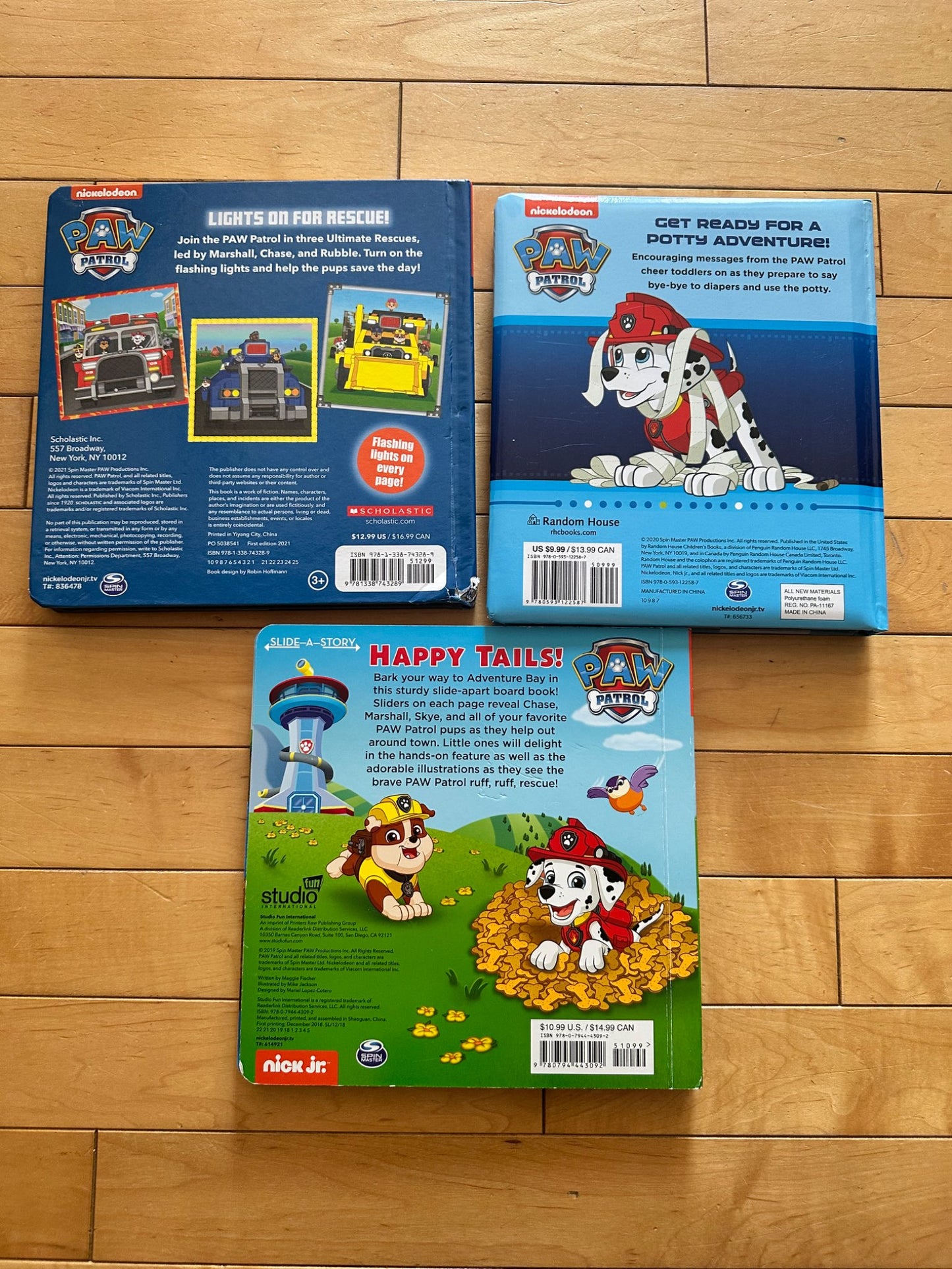 Paw Patrol Books. Each book retails $14+